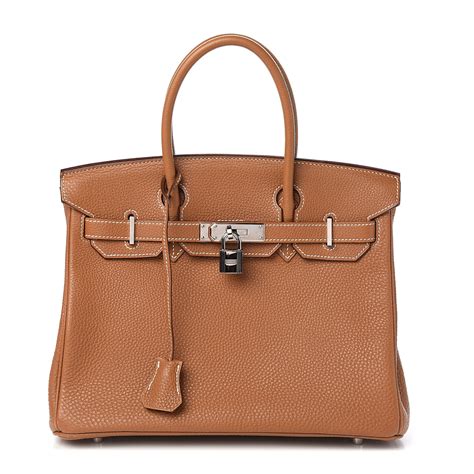 hermes birkin 30 gold togo